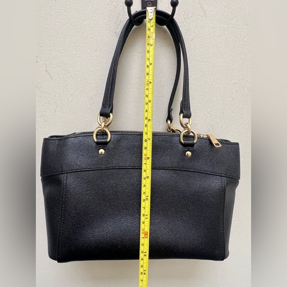 Coach Black Leather hand Bag - EXCELLENT CONDITION! - Picture 5 of 7